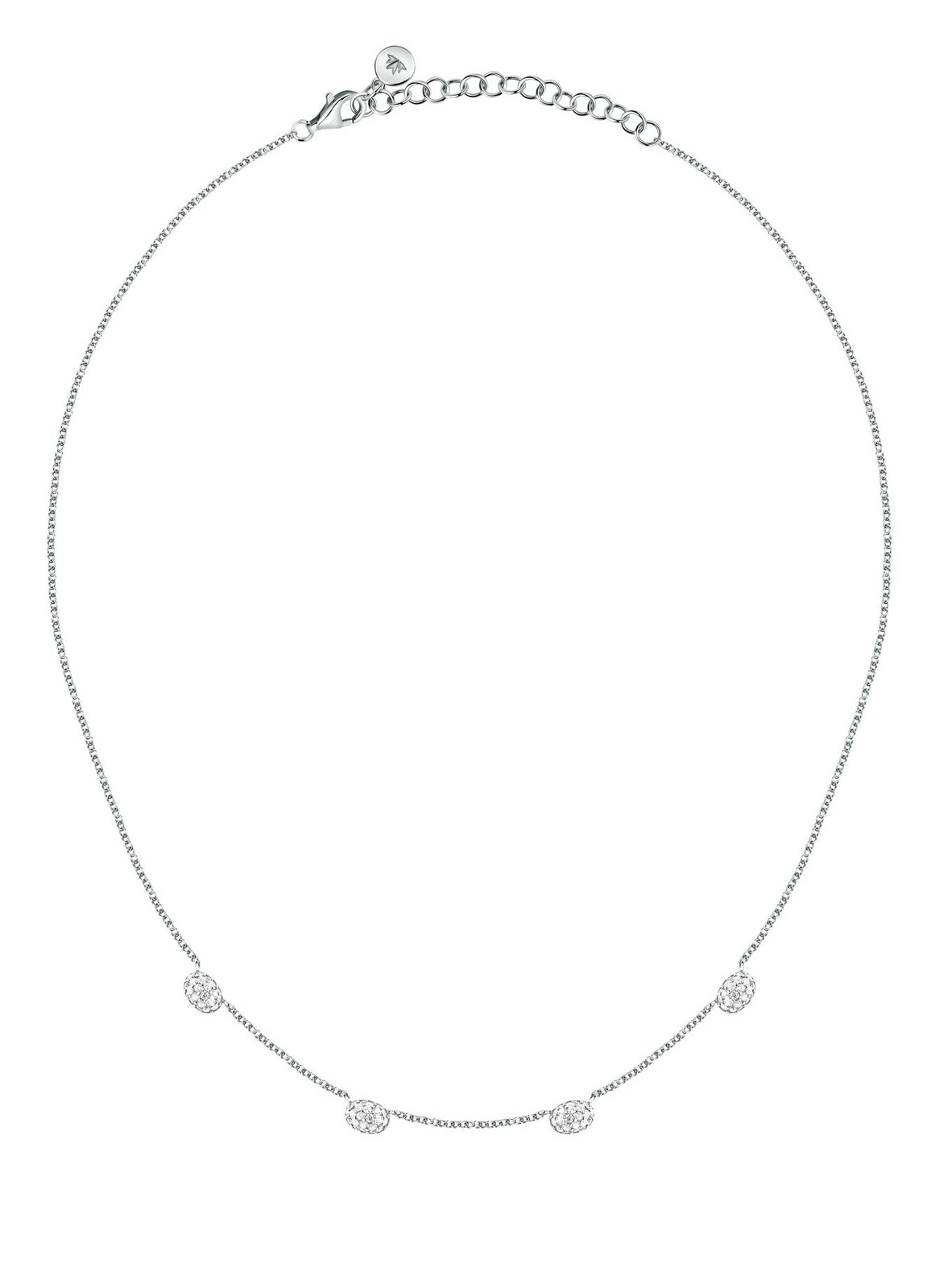 Morellato Elegantný strieborný náhrdelník s kubickými zirkónmi Pavé SAZB01