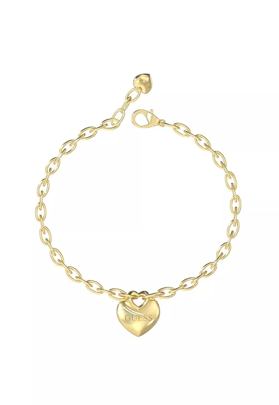 Guess Nežný pozlátený náramok Crazy In Love JUBB05217JWYG 21 cm