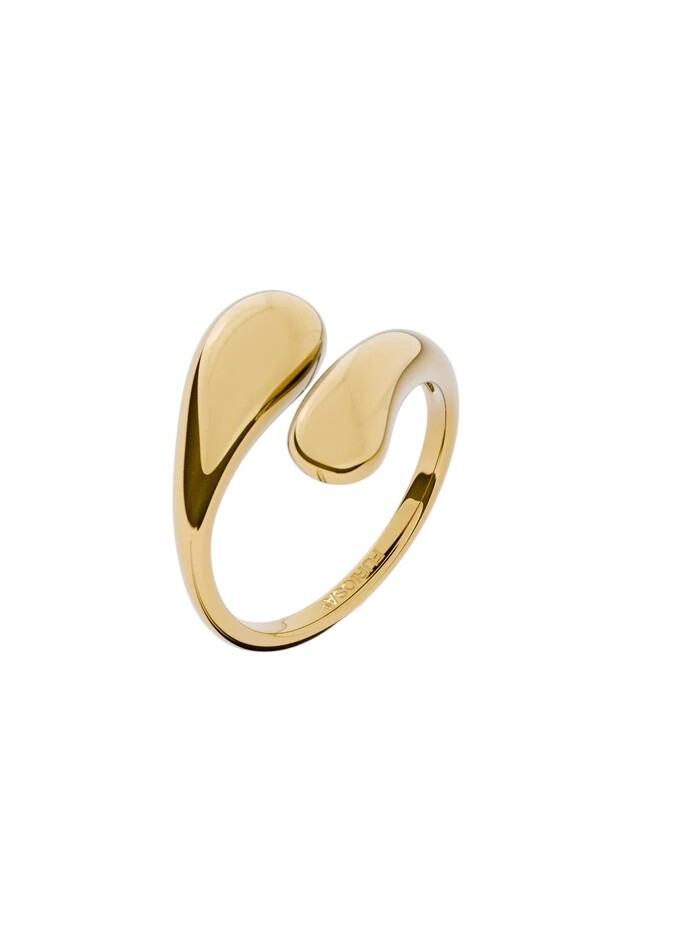 Furiosa Módny pozlátený prsteň Lush SR-LUSH-G 54 mm