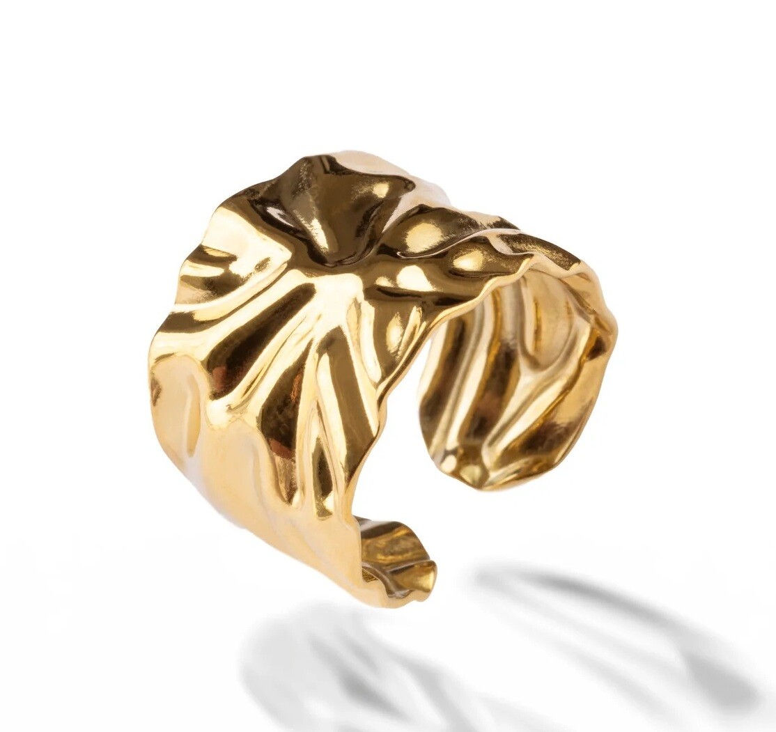 Marc Malone Masívny otvorený prsteň Corin MCR250274G