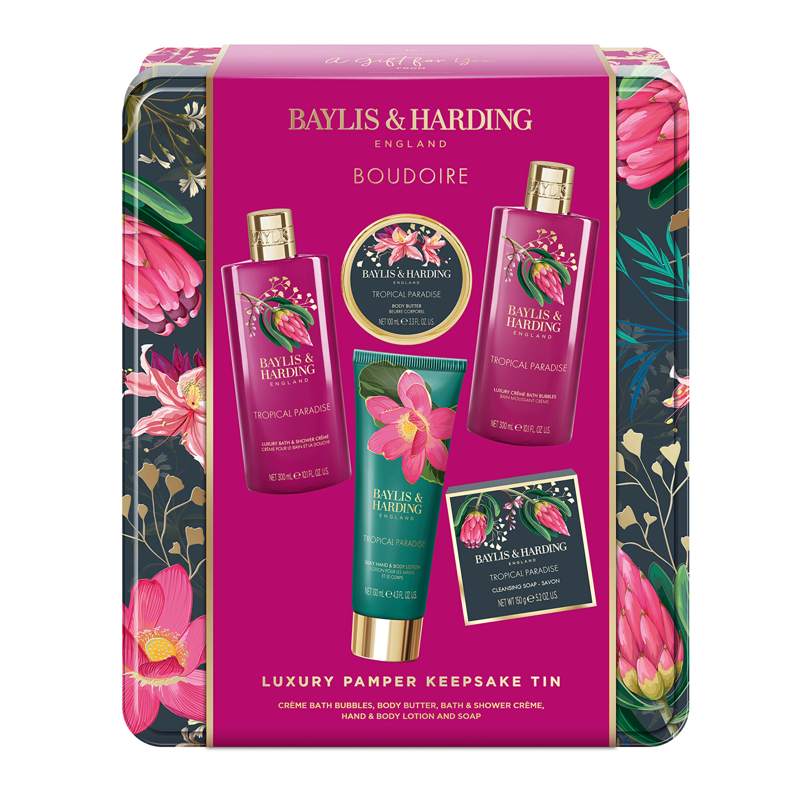 Baylis & Harding Darčeková sada Boudoire - Tropical Paradise 5 ks