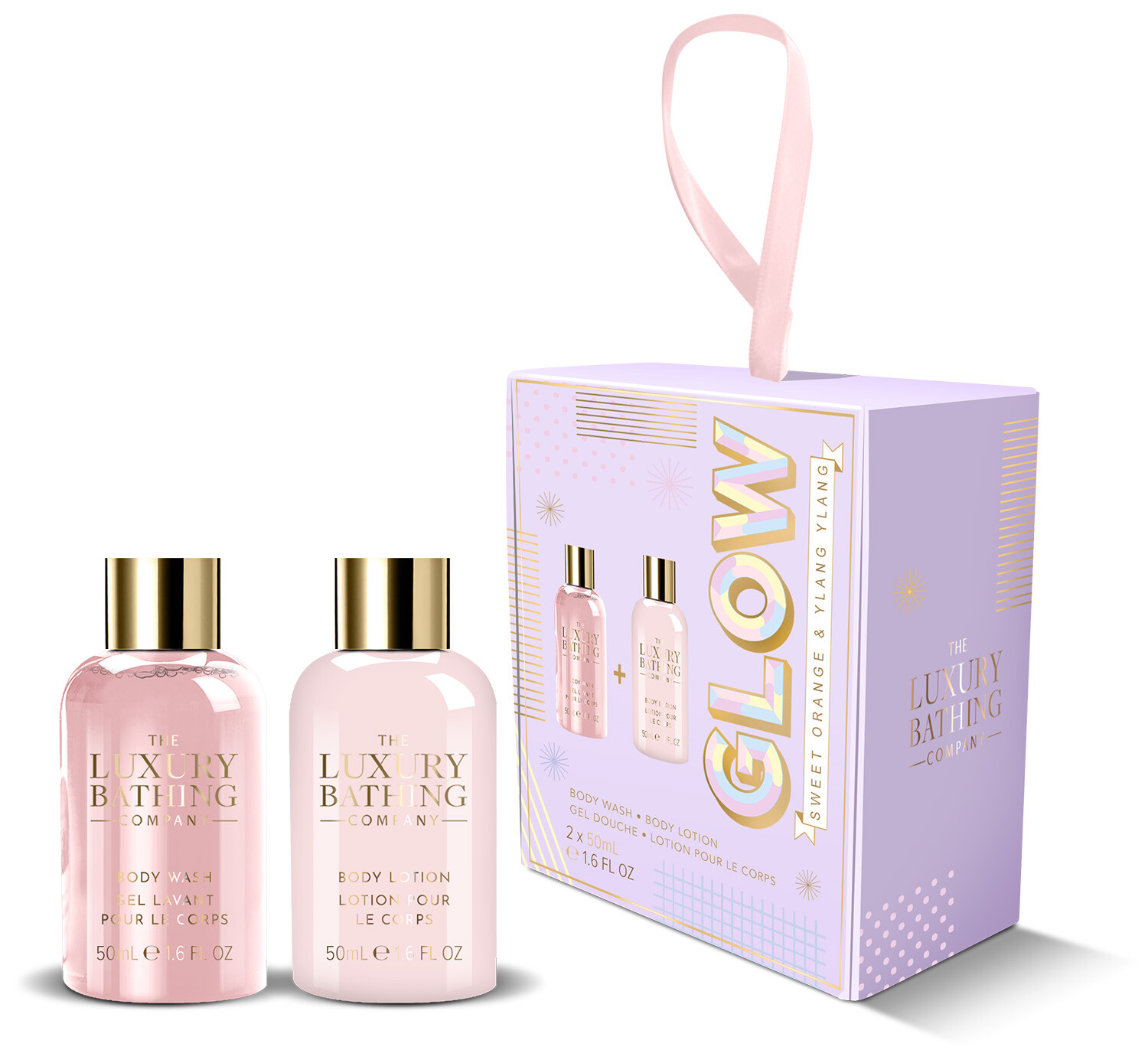 The Luxury Bathing Company Darčeková sada starostlivosti o telo Pomaranč & Ylang Ylang 2 ks