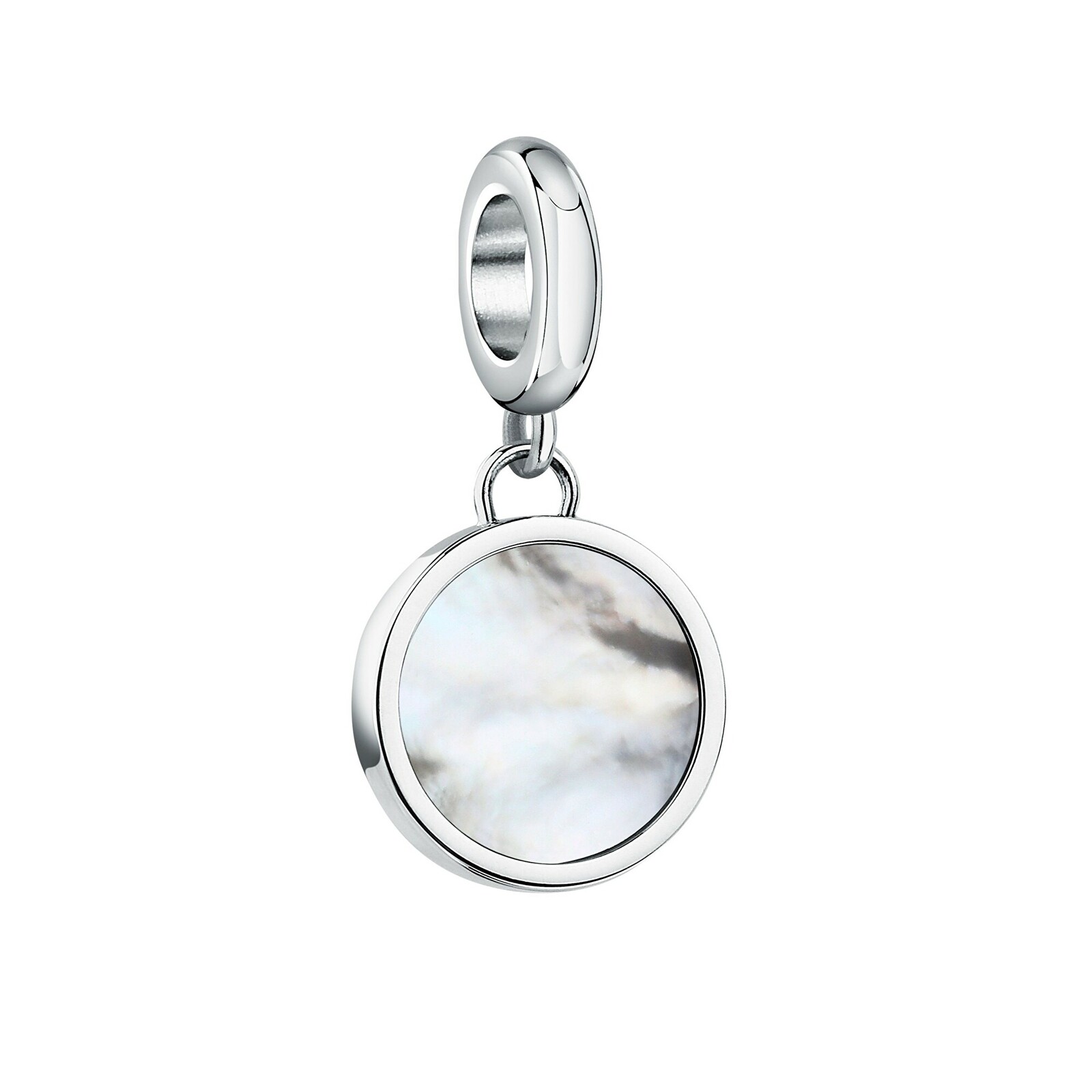 Morellato Pôvabná oceľová korálka s perleťou Drops SCZ1405