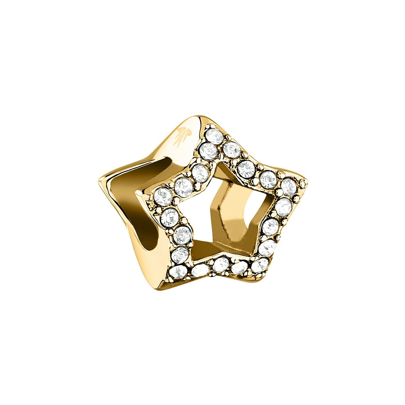 Morellato Pozlátená korálka hviezdičky s kryštálmi Drops SCZ1403