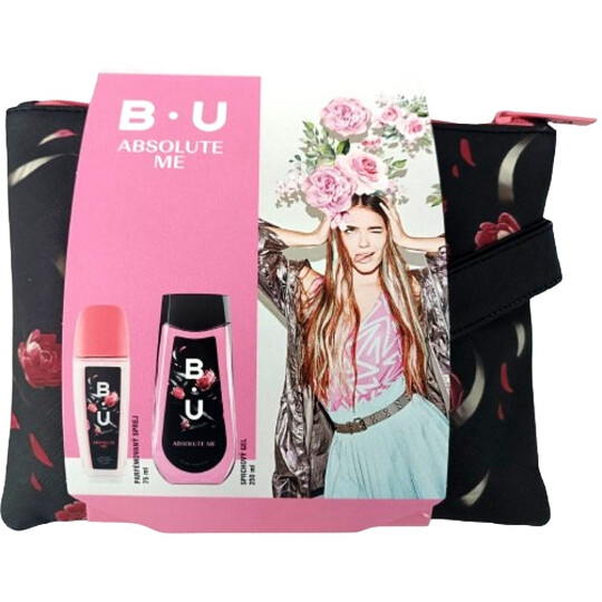 B.U. Absolute Me - parfumovaný sprej 75 ml + sprchový gél 250 ml + kozmetická taška