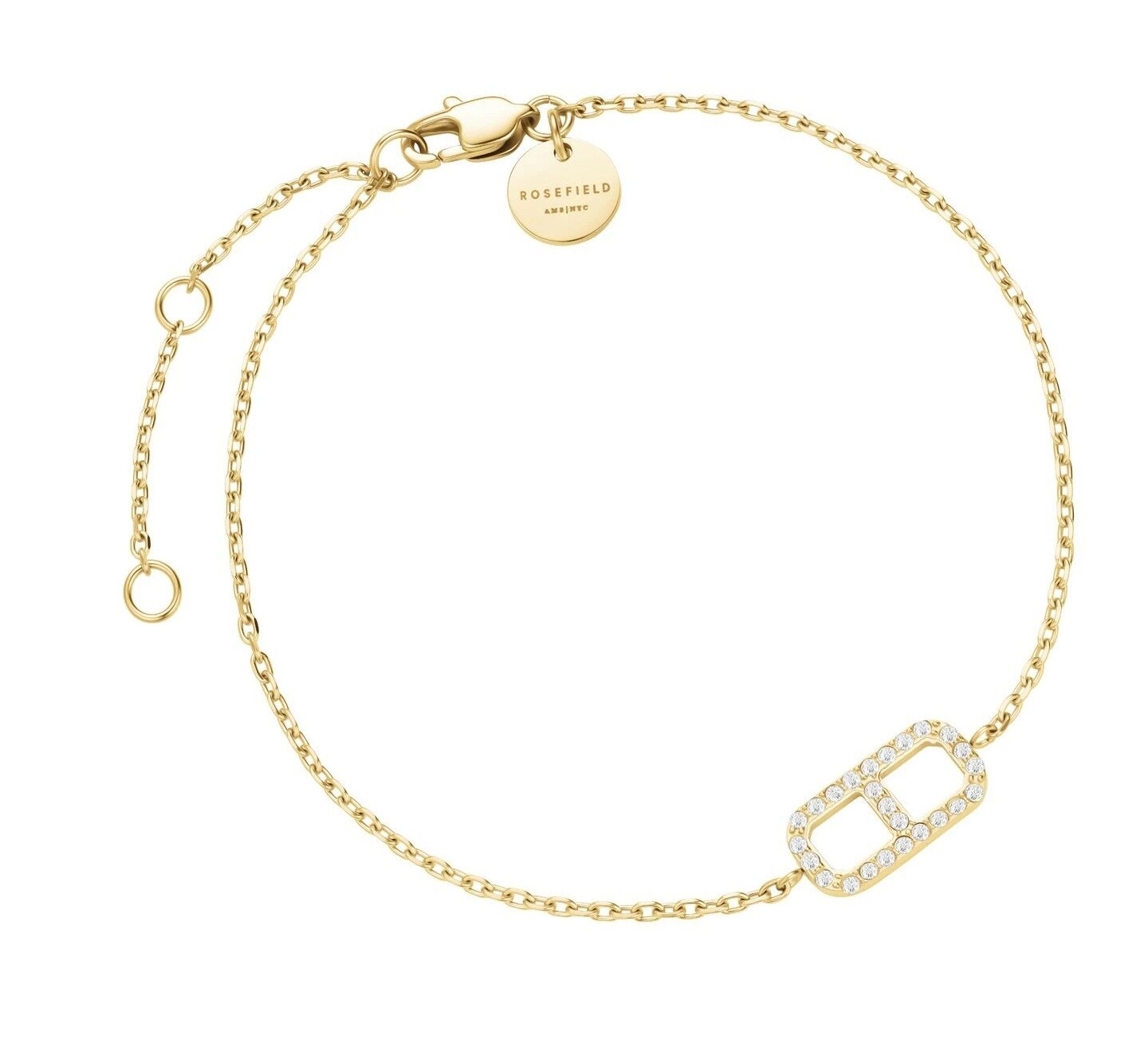 Rosefield Nadčasový dámsky náramok Fine Octagon JBOCG-J1184