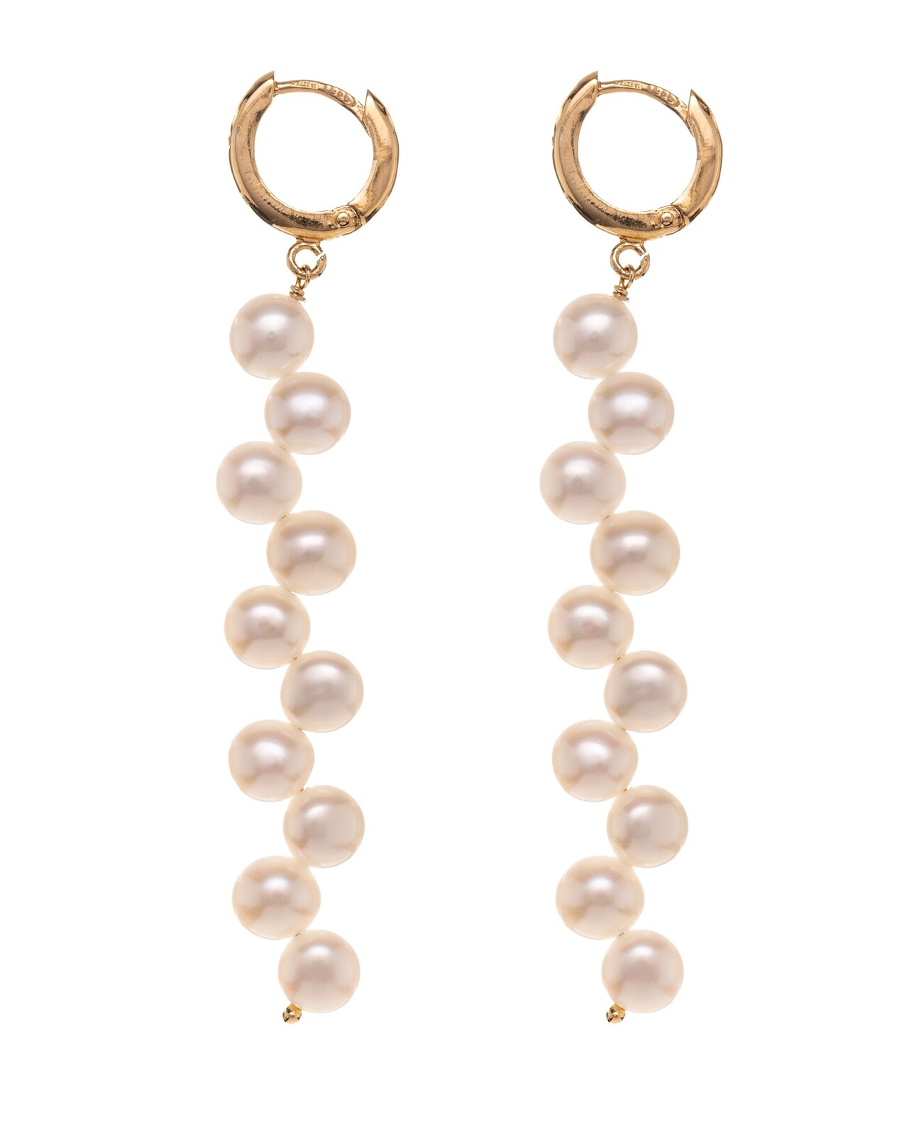 Alisia Jedinečné dlhé náušnice s pravými perlami AL5150.01.000