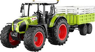 Traktor Claas s prívesom
