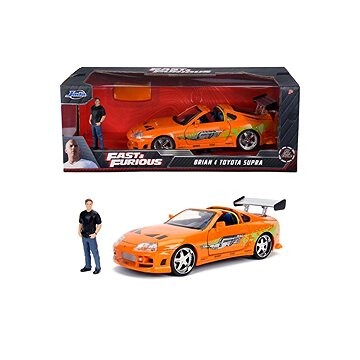 Jada Rýchlo a zbesilo auto 1995 Toyota Supra + figúrka Brian O’Conner