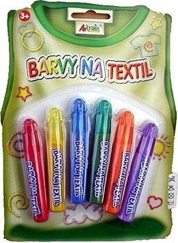 TEDDIES Barvy na textil Základní 6 ks