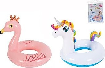 SUN CLUB Nafukovacie koleso Plameniak/Jednorožec, 55 cm