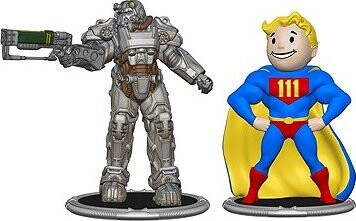 Fallout Mini Figures 2 – Pack Sada C T-60 & Vault Boy Power 7 cm