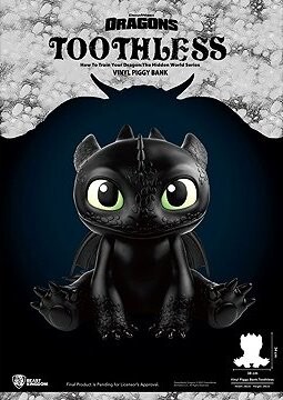How To Train Your Dragon: Toothless – pokladnička 34 cm