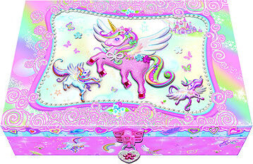 Alltoys Tajná dopisní sada, šperkovnice jednorožci