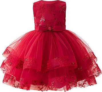 Princess Pohádkové šaty vel. 110 - Vínové s mašlí