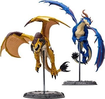 World of Warcraft – Bronze Proto-Drake a Blue Highland Drake – akčná figúrka