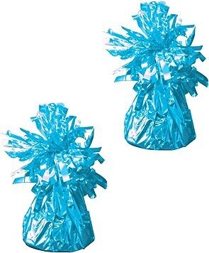 FOLAT Závaží - těžítko na balonky, světle modré, 160 g, 2 ks