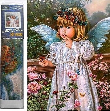 Norimpex Anjelik s kvetinami 30 × 40 cm