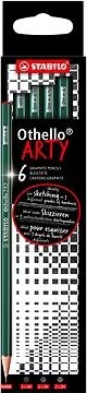 STABILO Othello 6 ks krabička mix (2B, B, HB, F, H, 2H) ,,ARTY