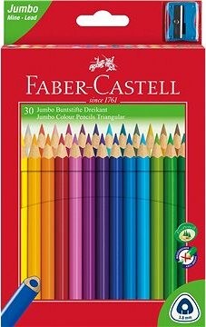 FABER-CASTELL Jumbo, 30 farieb