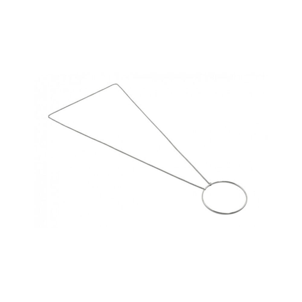 Náhrdelník z chirurgickej ocele s kruhom 18782