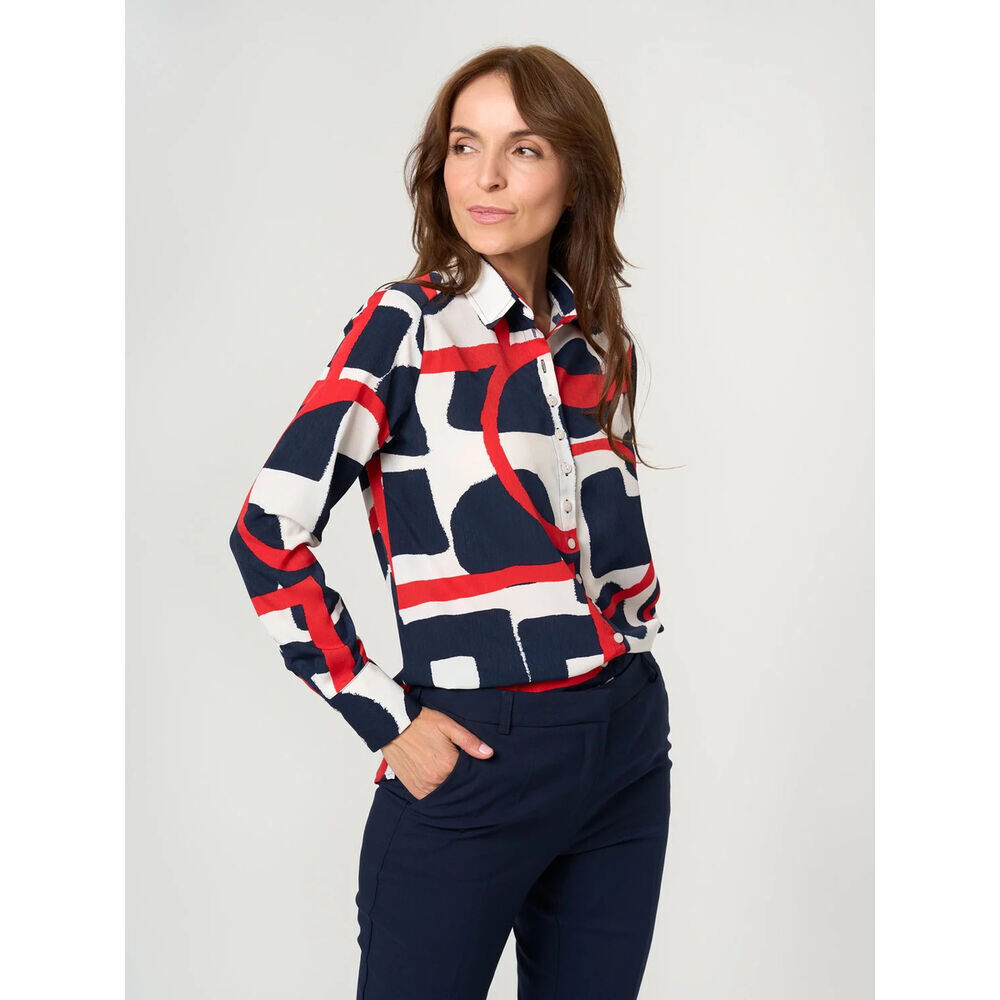 Dámska Košeľa s dlhým rukávom Willsoor Vzor 19173