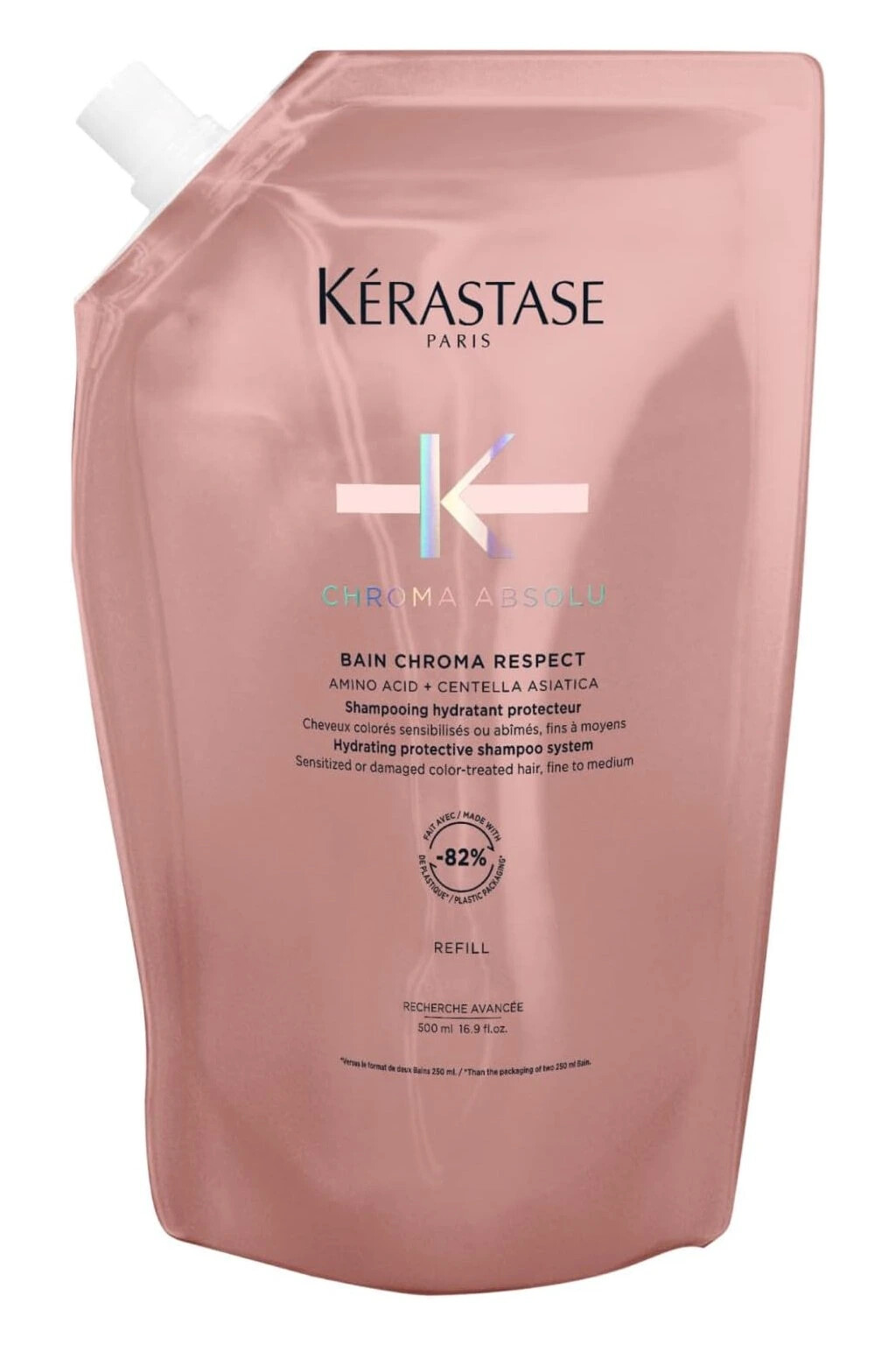 Kérastase Hydratačný šampón pre farbené vlasy Chroma Absolu Bain Chroma Respect (Shampoo) 500 ml - náhradná náplň