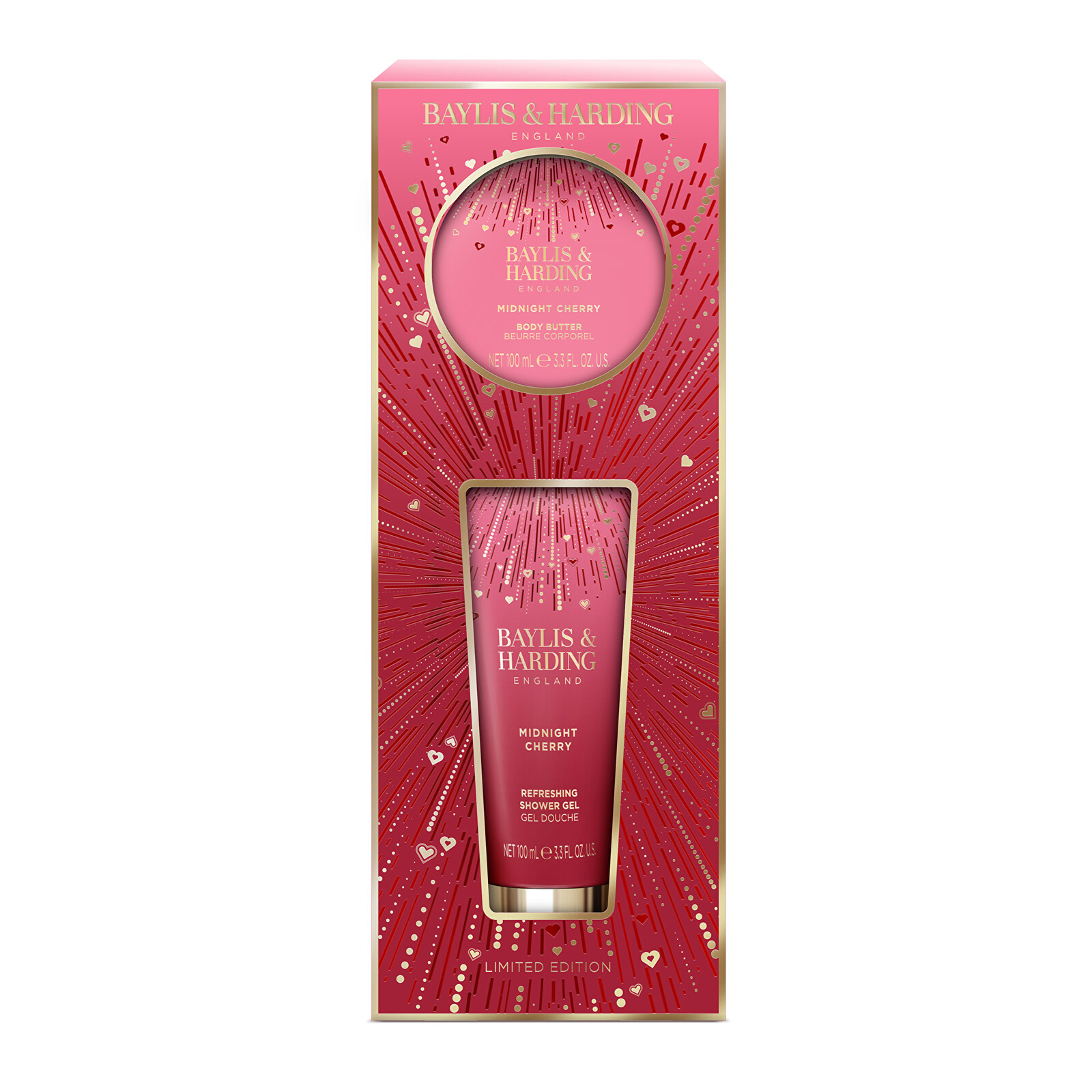 Baylis & Harding Darčeková sada Midnight Cherry 2 ks