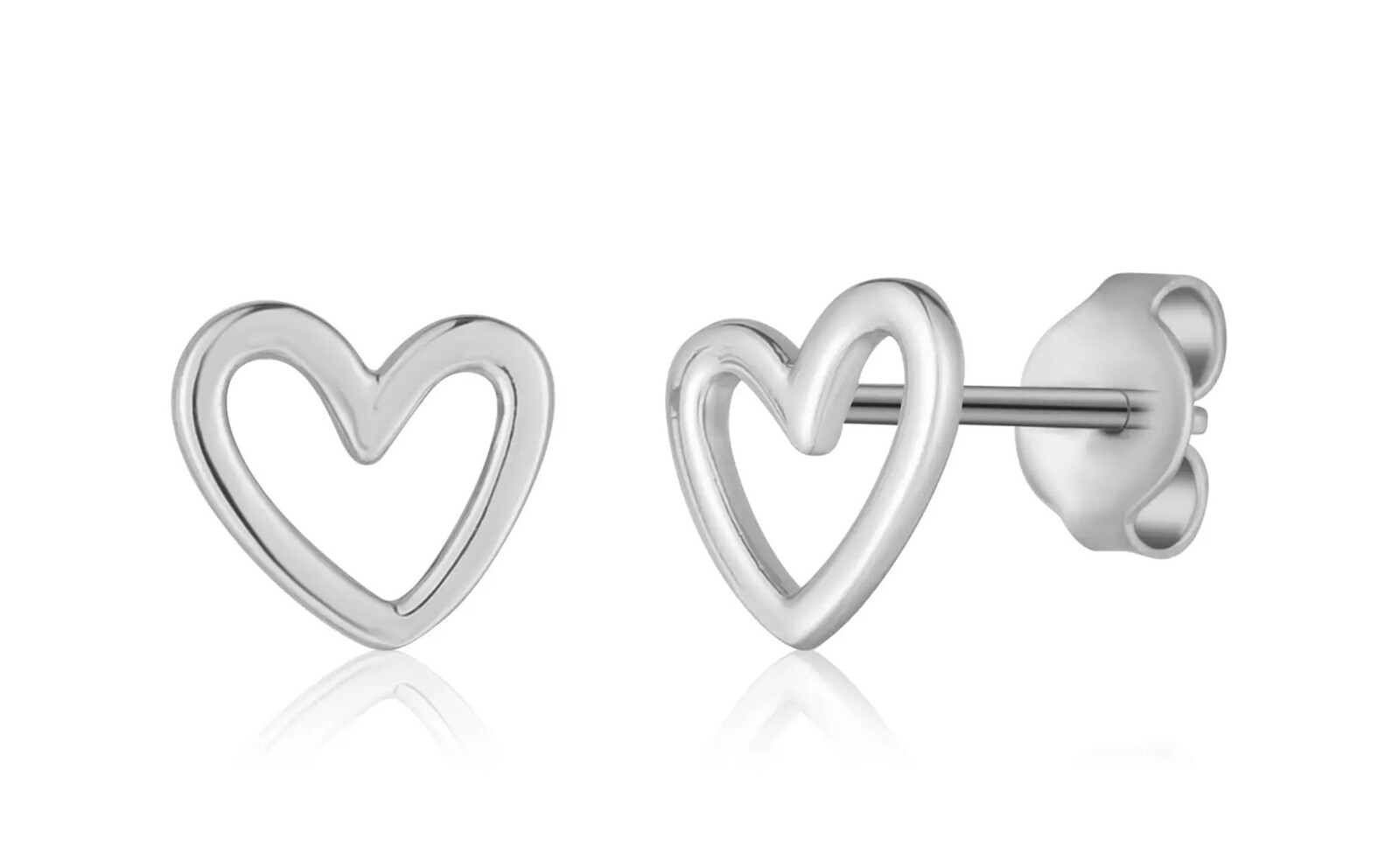 JVD Romantické strieborné náušnice Srdiečka SVLE3105XH20000
