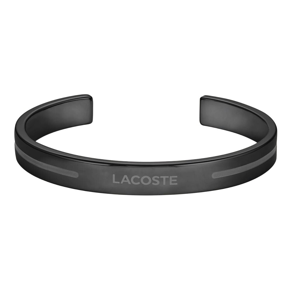 Lacoste Čierny otvorený náramok Adventurer 2040528