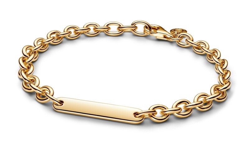 Pandora Pozlátený článkový náramok Shine Moments 569523C00 20 cm