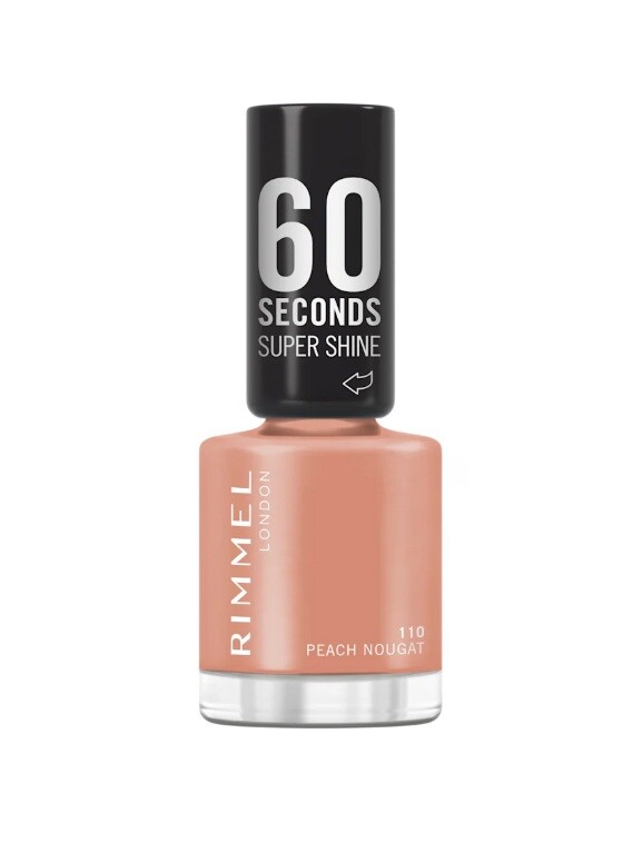 Rimmel Lak na nechty 60 Seconds Super Shine 8 ml 110 Peach Nougat