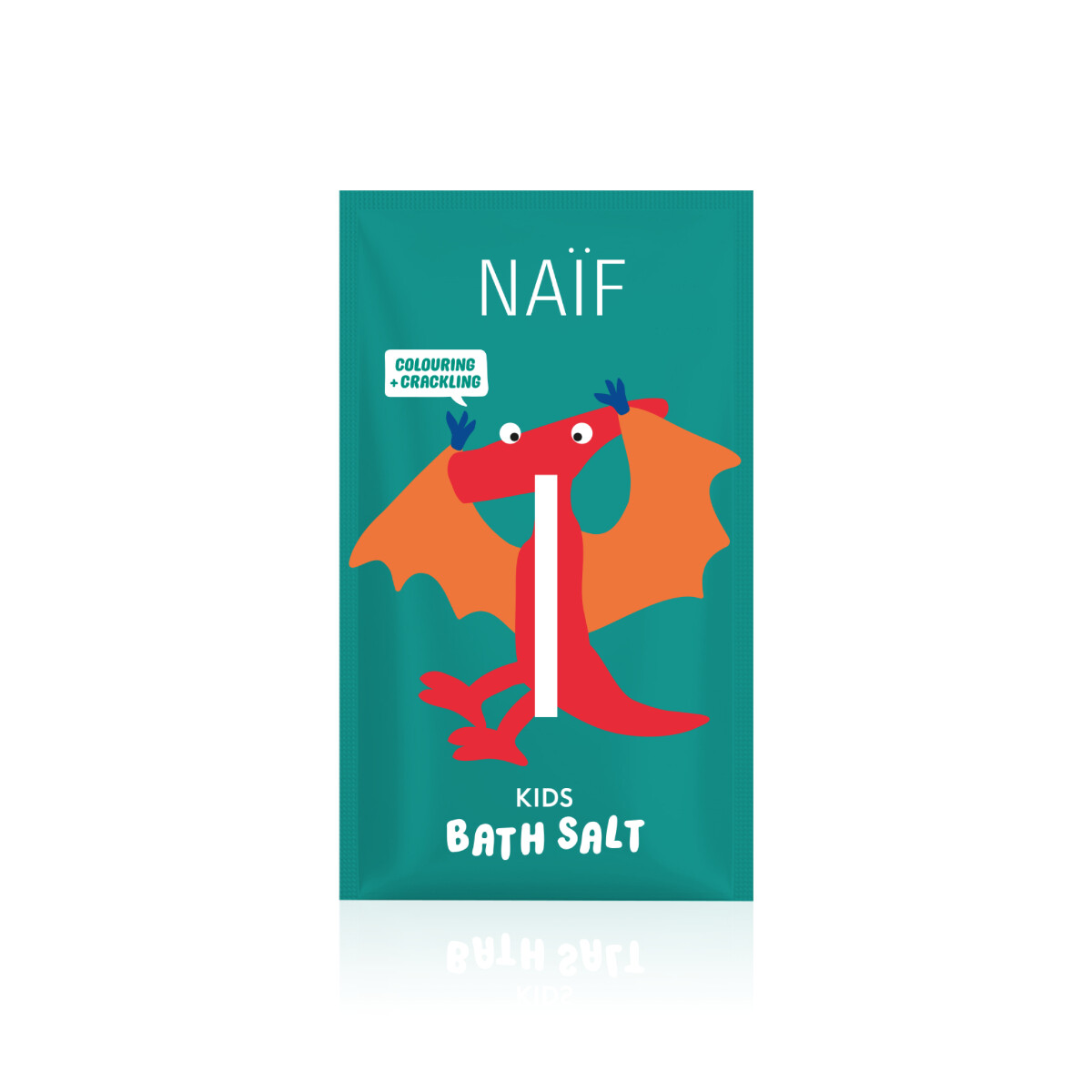 NAÏF Praskajúca farebná soľ do kúpeľa (Bath Salt) 40 g