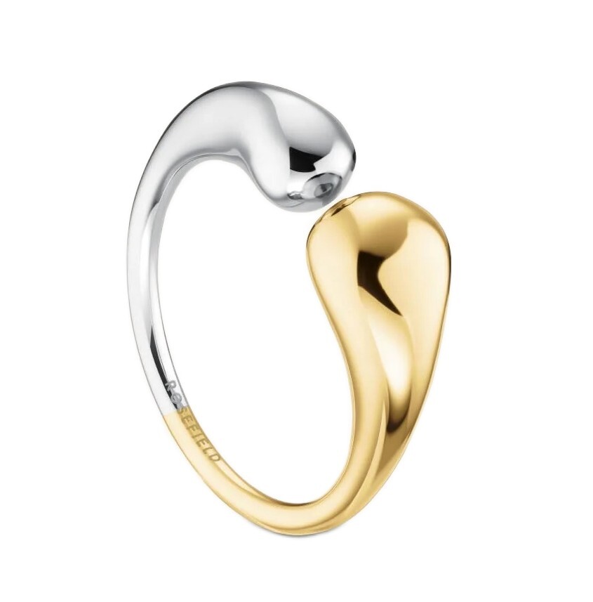 Rosefield Štýlový bicolor prsteň pre ženy Dome JRDD50D 54 mm