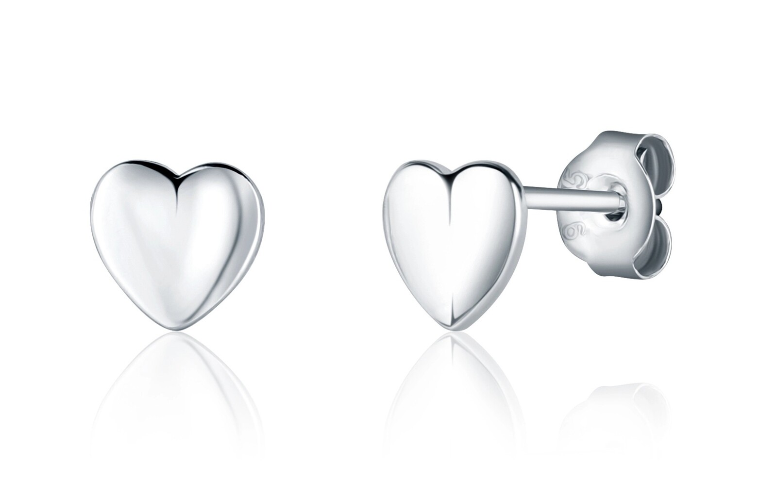 JVD Nežné srdiečkové náušnice zo striebra SVLE2026X610000