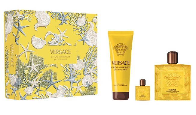 Versace Eros Energy - EDP 100 ml + sprchový gél 150 ml + EDP 5 ml