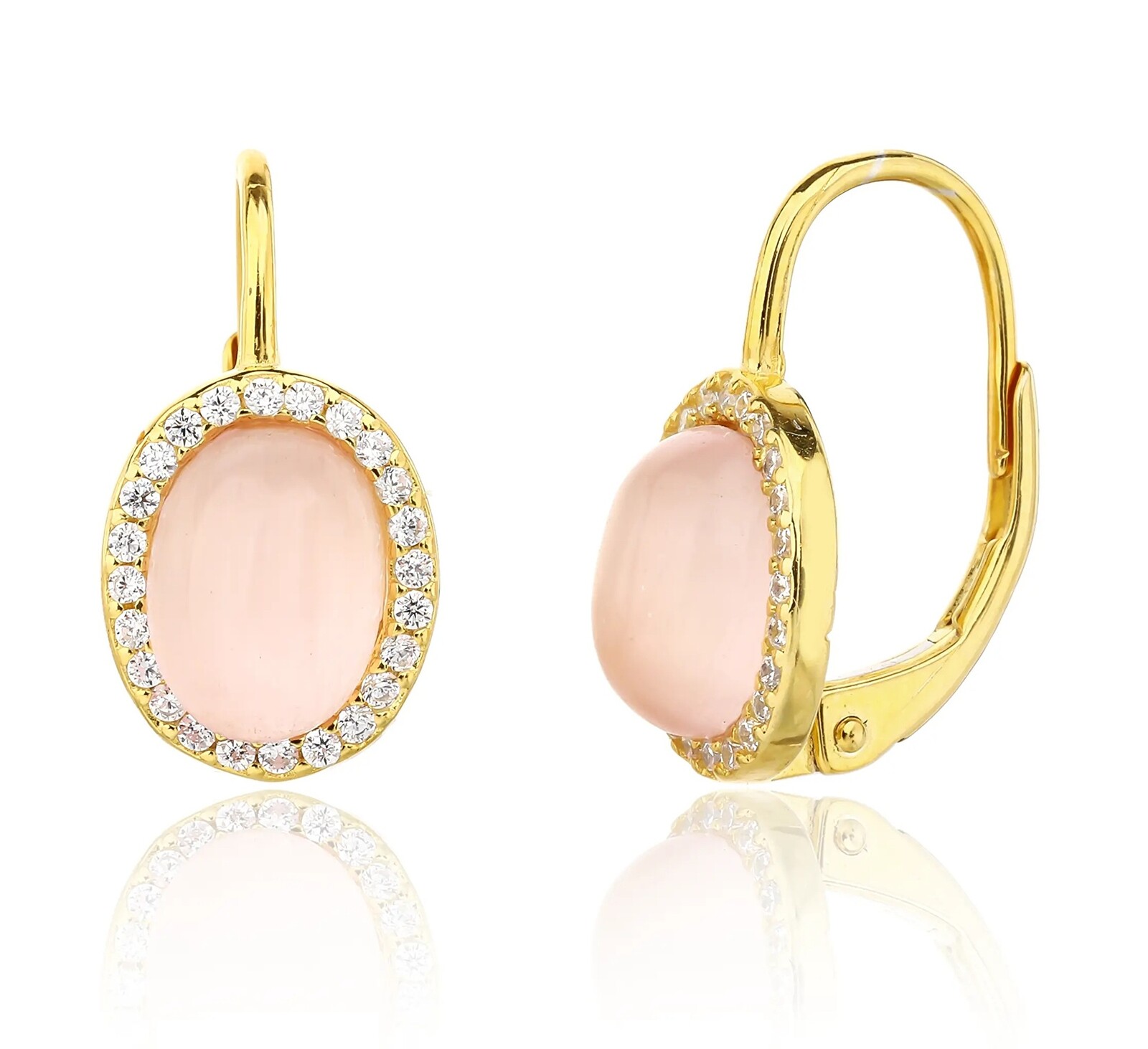 JVD Elegantné pozlátené náušnice SVLE3387XJ6GR00