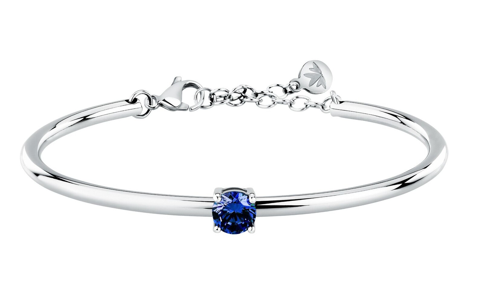 Morellato Pevný dámsky náramok s modrým zirkónom Cerchi SAKM96