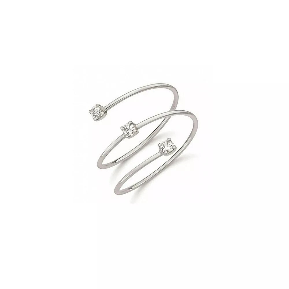 Liu Jo Dizajnový otvorený prsteň so zirkónmi LJ2491M 52 mm