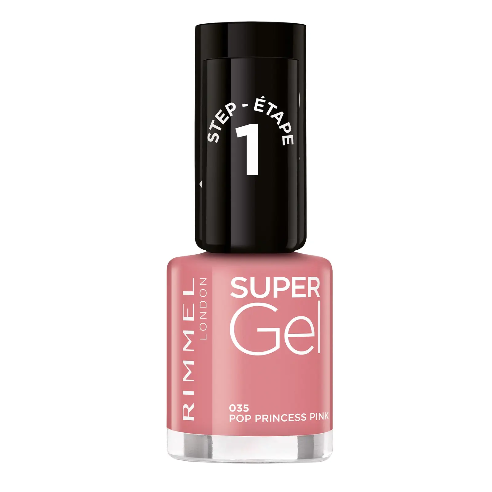 Rimmel Gélový lak na nechty Super Gel (Nail Polish) 12 ml 035 Pop Princess Pink