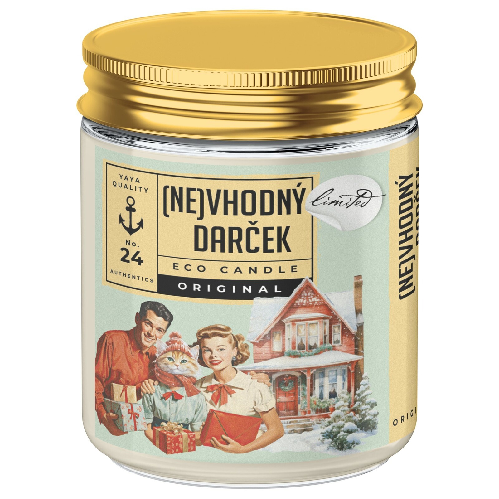 YaYa original (NE)vhodný darček - limitovaná eko sójová sviečka 250 ml