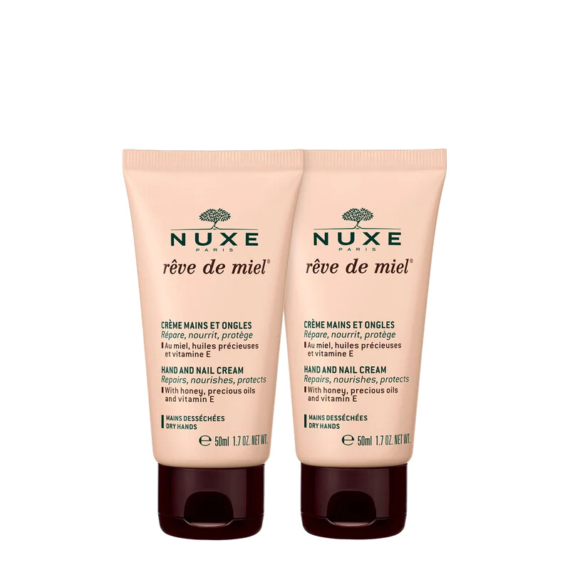 Nuxe Krém na ruky a nechty Reve de Miel (Hand and Nail Cream) 2 x 50 ml