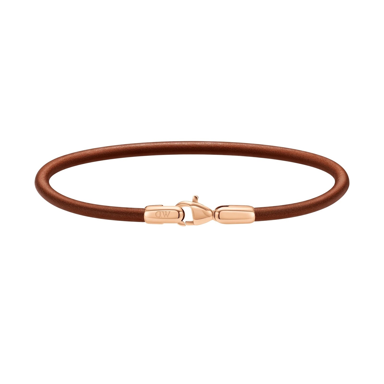 Daniel Wellington Slušivý hnedý kožený náramok St Mawes Perfect Pair DW9980051 19,5 cm