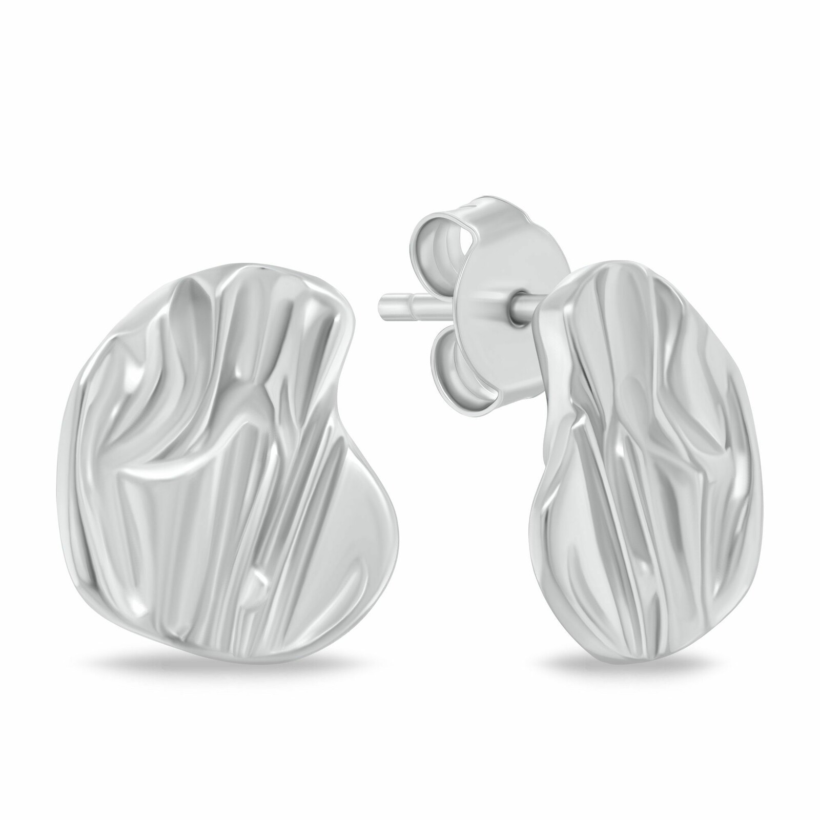 Brilio Silver Moderné strieborné náušnice EA1217W