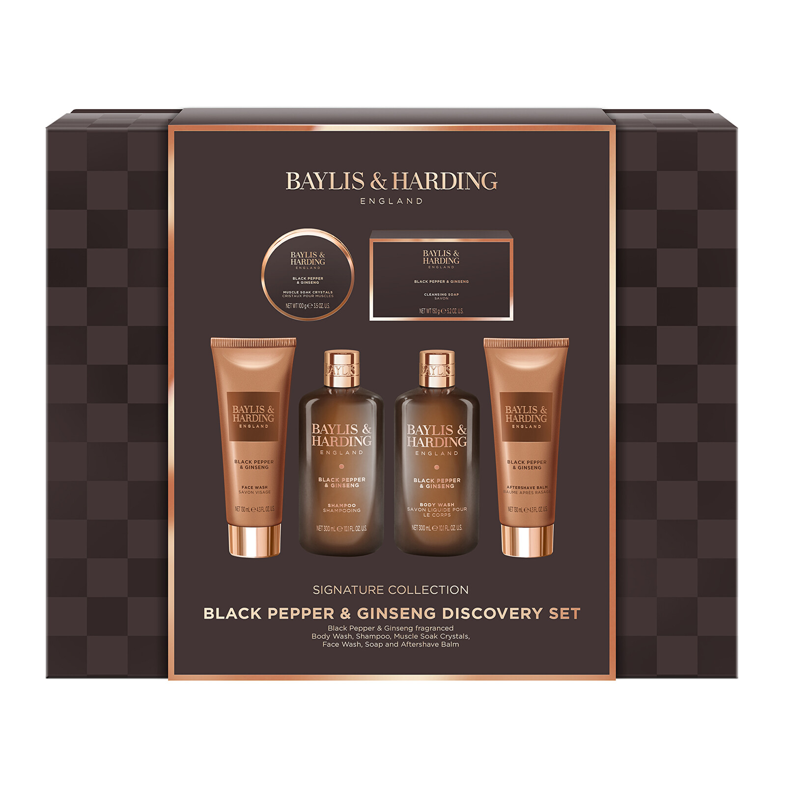 Baylis & Harding Darčeková sada Čierne korenie & Ženšen 6 ks