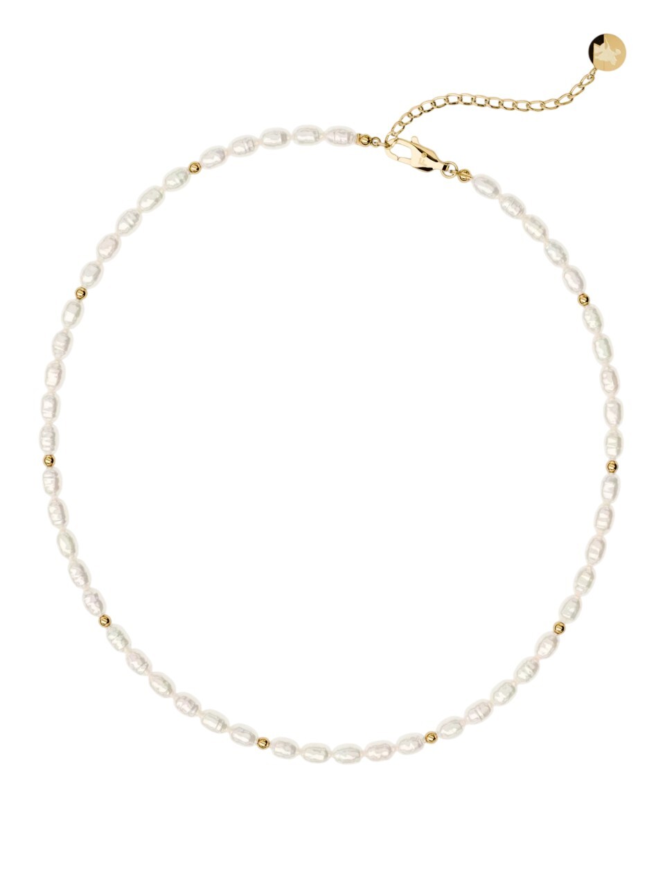 Furiosa Pozlátený náhrdelník z pravých perál Berlin Choker SN-BERLIN-G