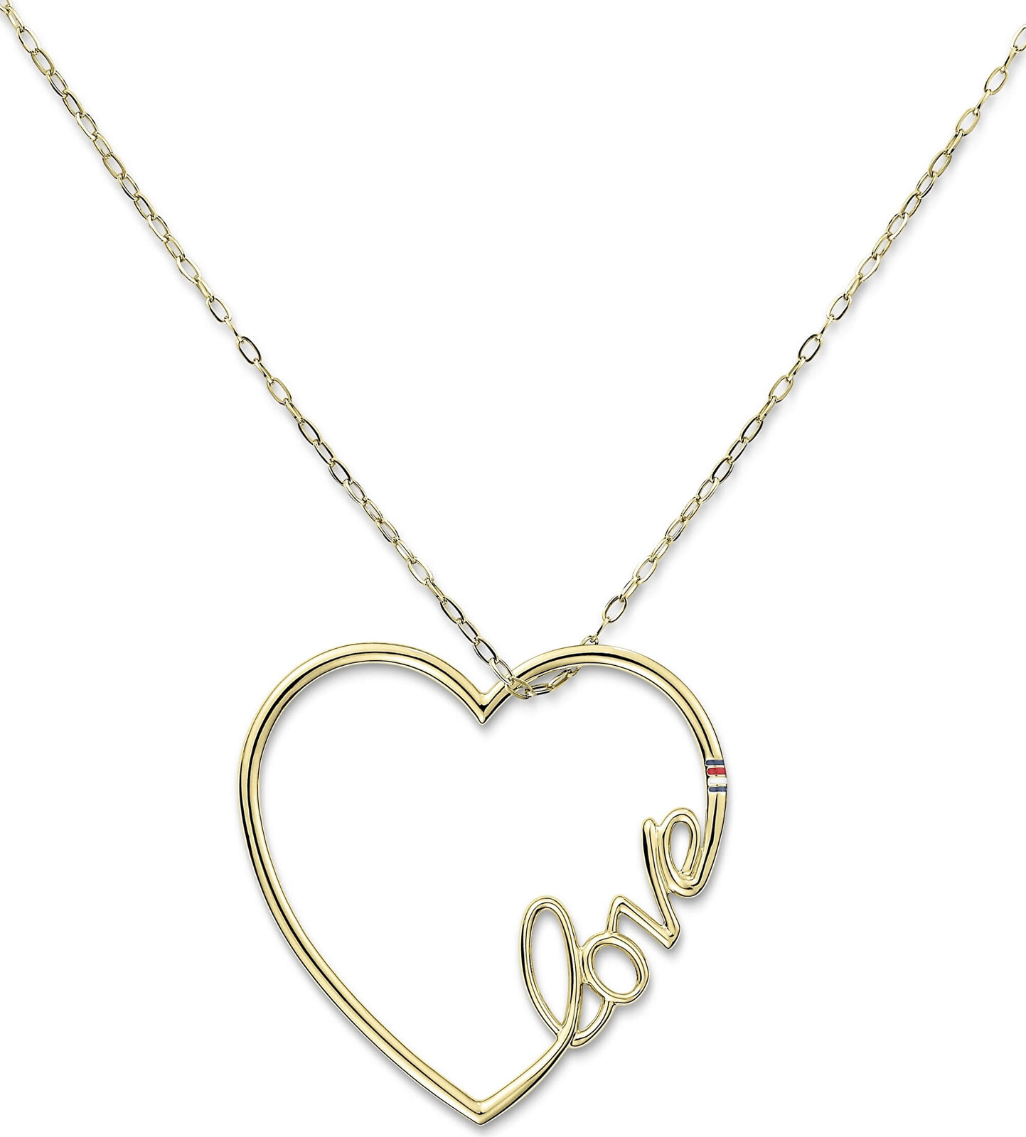 Tommy Hilfiger Dlhý oceľový náhrdelník so srdcom 2700908