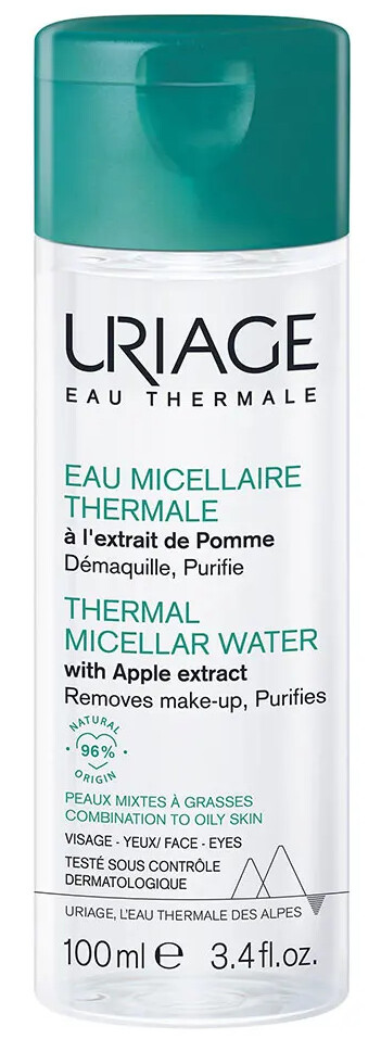 Uriage Micelárna čistiaca voda pre zmiešanú a mastnú pleť Eau Thermale (Thermal Micellar Water) 100 ml