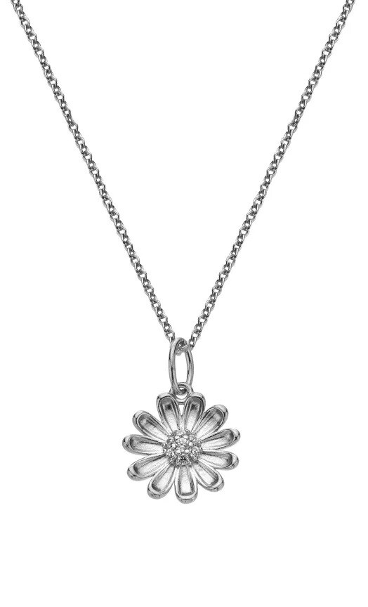 Hot Diamonds Strieborný náhrdelník so zirkónmi Proud of You Silver Whisper SWP009 (retiazka, prívesok)