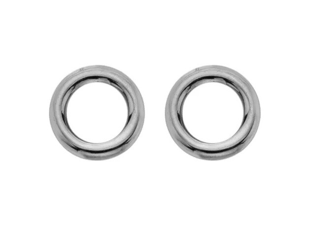 Hot Diamonds Minimalistické strieborné kôstky Silver Whisper SWE011